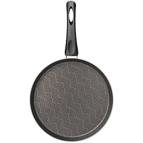 Panquequeira Tramontina Paris Em Alumínio Com Revestimento Interno E Externo Antiaderente Starflon Max Chumbo 28 Cm 1,8