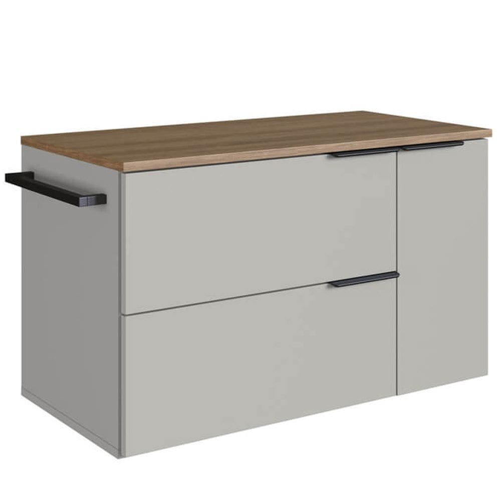 Gabinete Para Banheiro 02 Portas 01 Gaveta 80cm Mell Arenas PRODDY