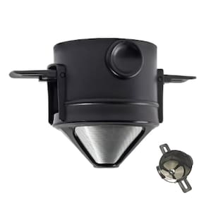 Mini Cafeteira Portátil Com Filtro Reutilizável De Inox