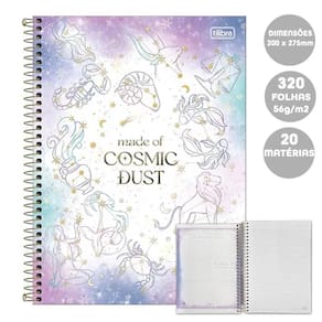 Caderno Univ 20Mat 320Fl Magic Cosmic Dust Tilibra