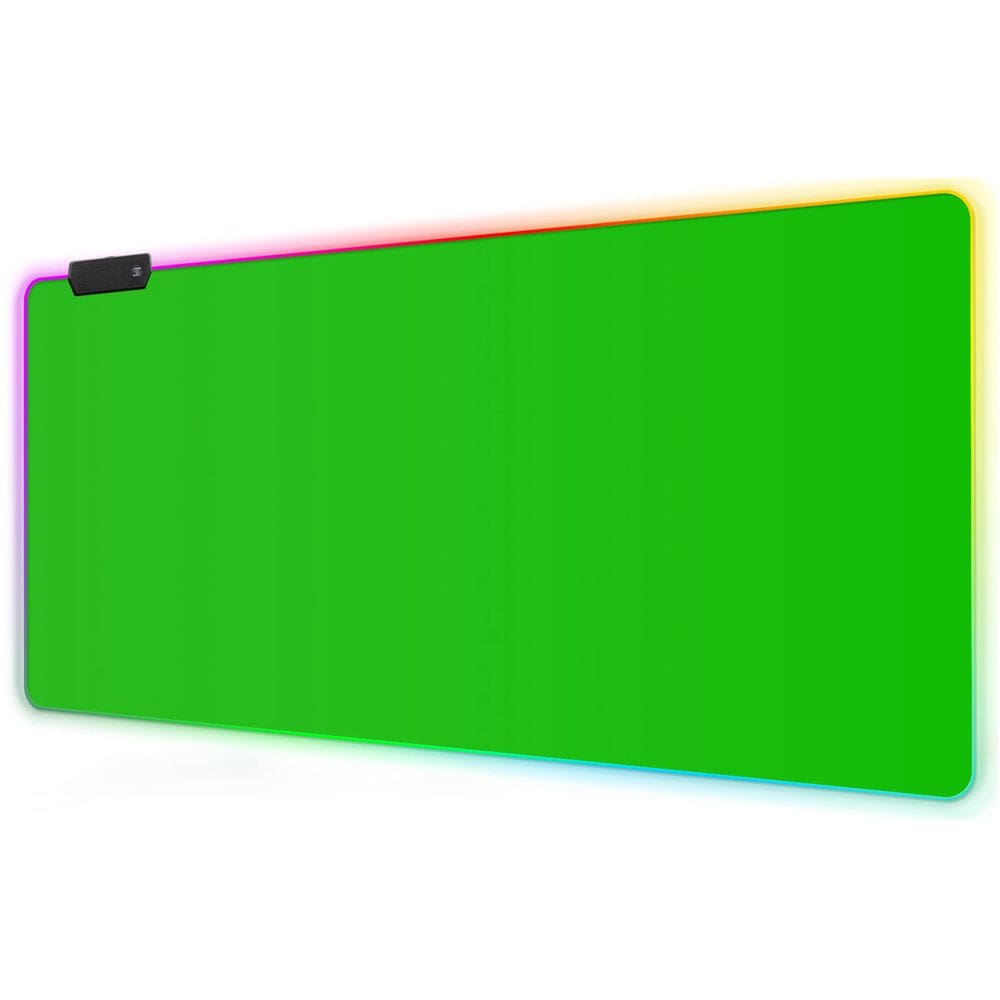 Mouse Pad para jogos Meffort Inc RGB Extra Large XXL LED verde