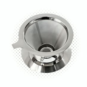 Coador Café Inoxidável Permanente Aço Inox 101