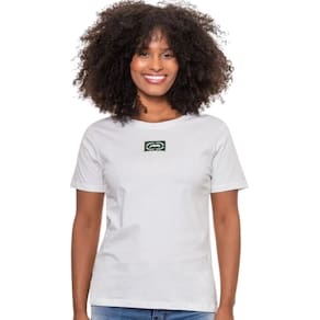 Camiseta T-Shirt Feminina Ecko Aba Branco Off J812A