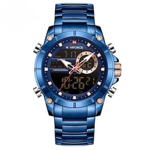 Relógio Naviforce 9163 Azul Masculino Digital E Analogico
