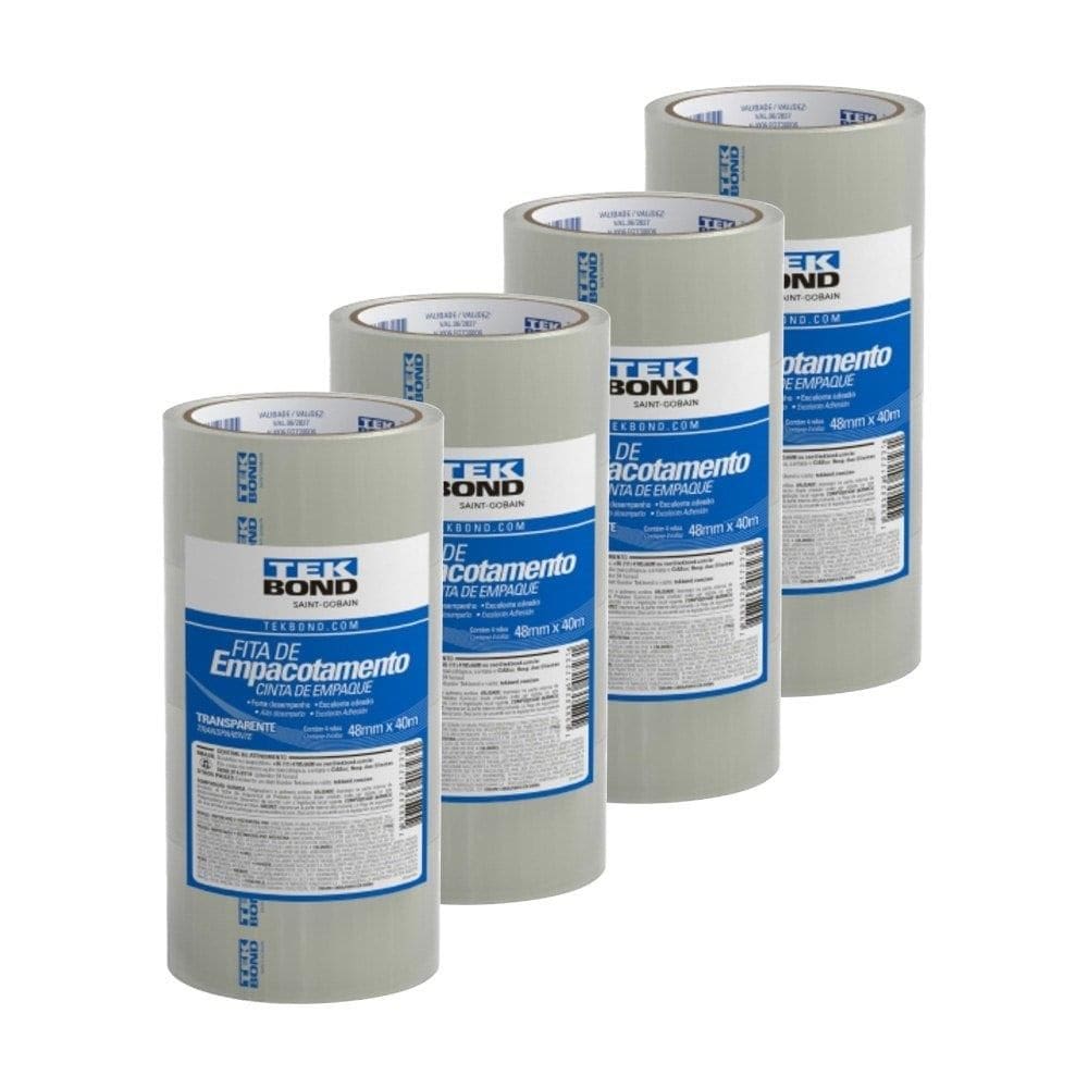 Fita Empacotamento Tekbond Transparente 48MMX40M