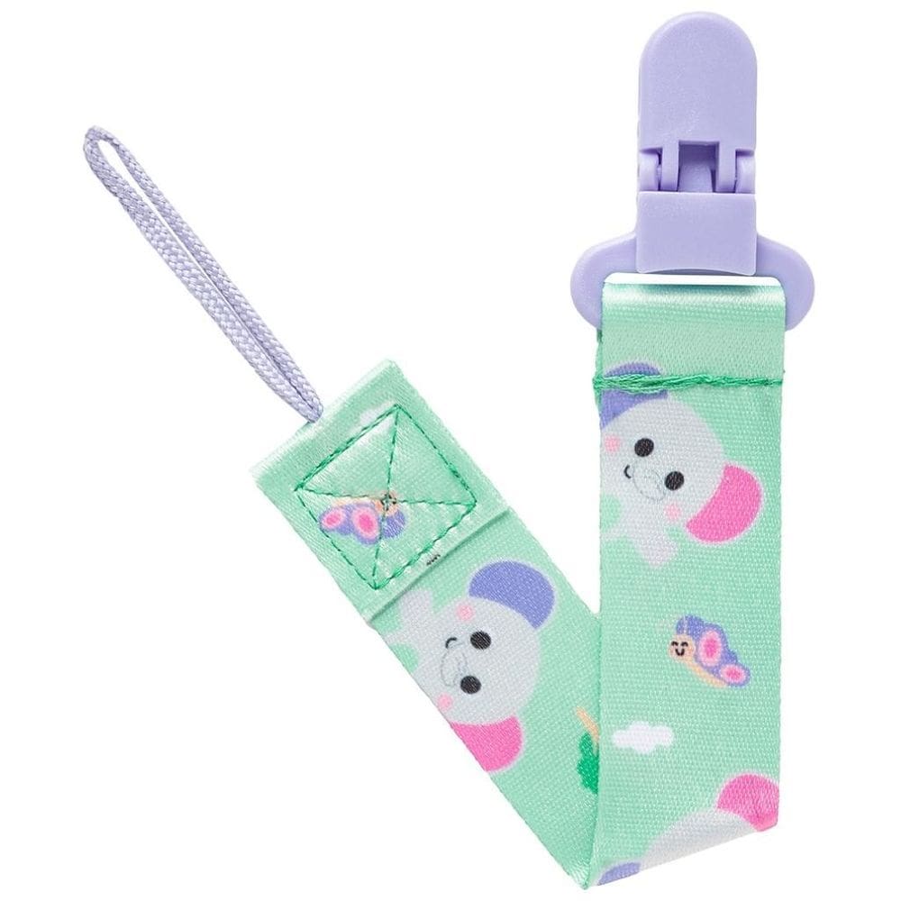 Prendedor De Chupeta Buba Zoo Elefante  +3M