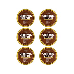 Pomada Capilar Infinity Caramel Shine Cera 120G-Kit C/6Un