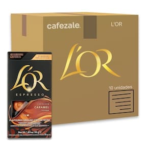 Café Cápsulas Lor Nespresso Caramel Kit Com 100 Cápsulas