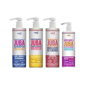 Kit Widi Care Juba Cond+Sh+Cr Pentear Encara+Geleia Seladora