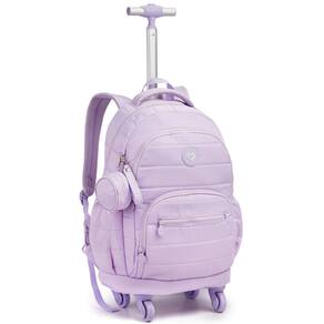 Mochila De Roda 19 Feminina Color Up Passeio Escolar Viagem