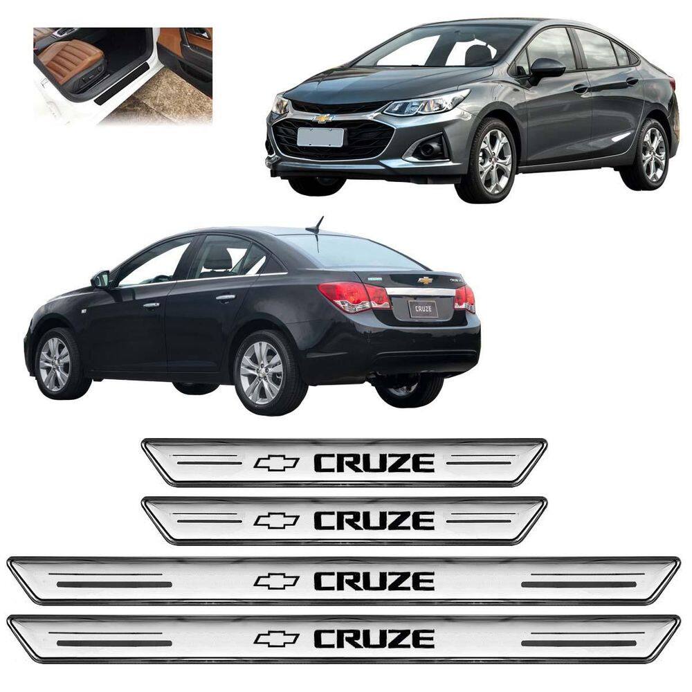Soleira De Porta Platinum Cruze Todos 2012 A 2024 Prata