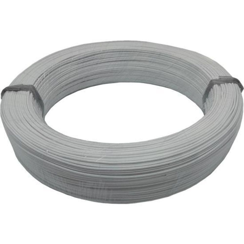 Fio Polarizado 2 x 0,14mm Branco Tiaflex - RL / 100 [F002]