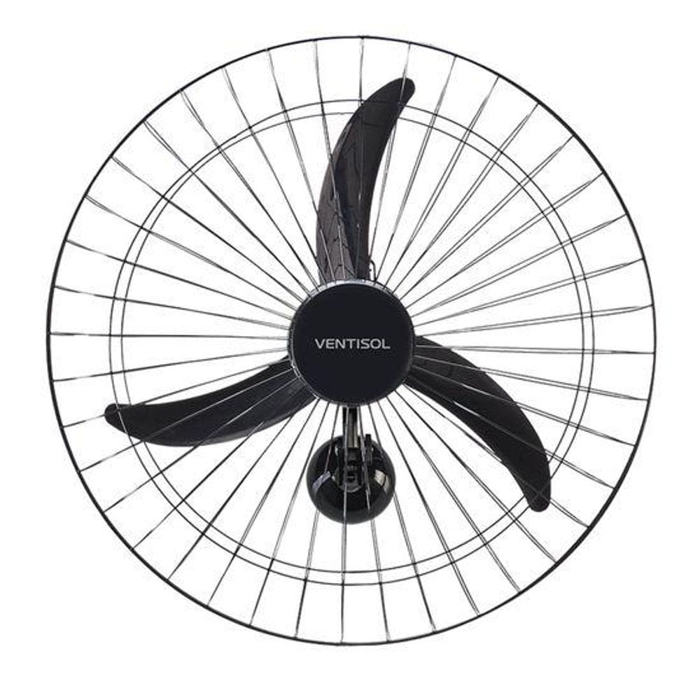 Ventilador de Parede Ventisol New Premium 60cm Preto 127v [F002]