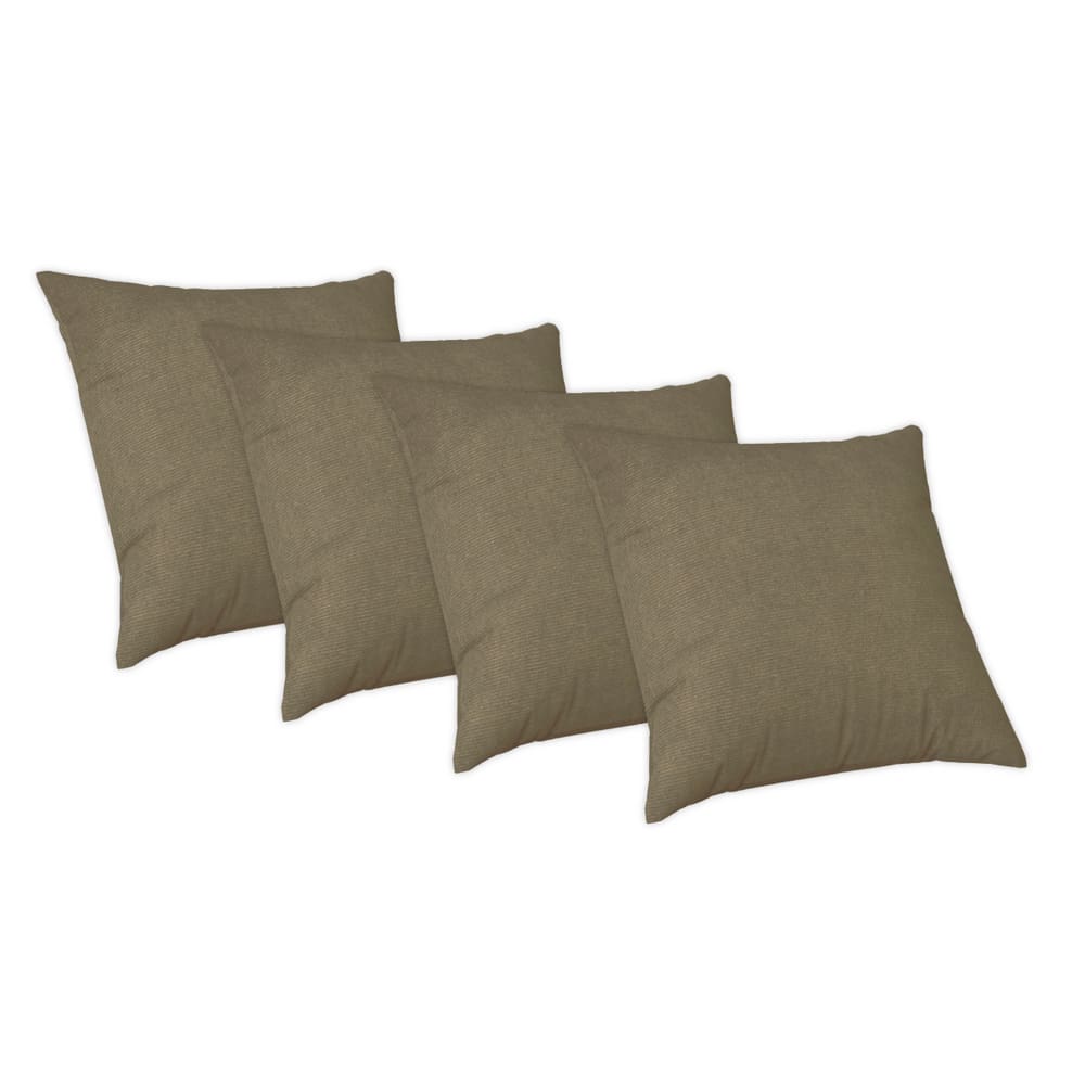 Kit 4 Capas De Almofada 50x50cm Decorativa Glamour Capuccino