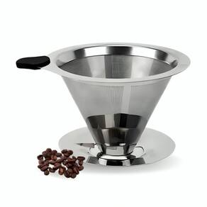 Coador Café Inoxidável Permanente Aço Inox 101