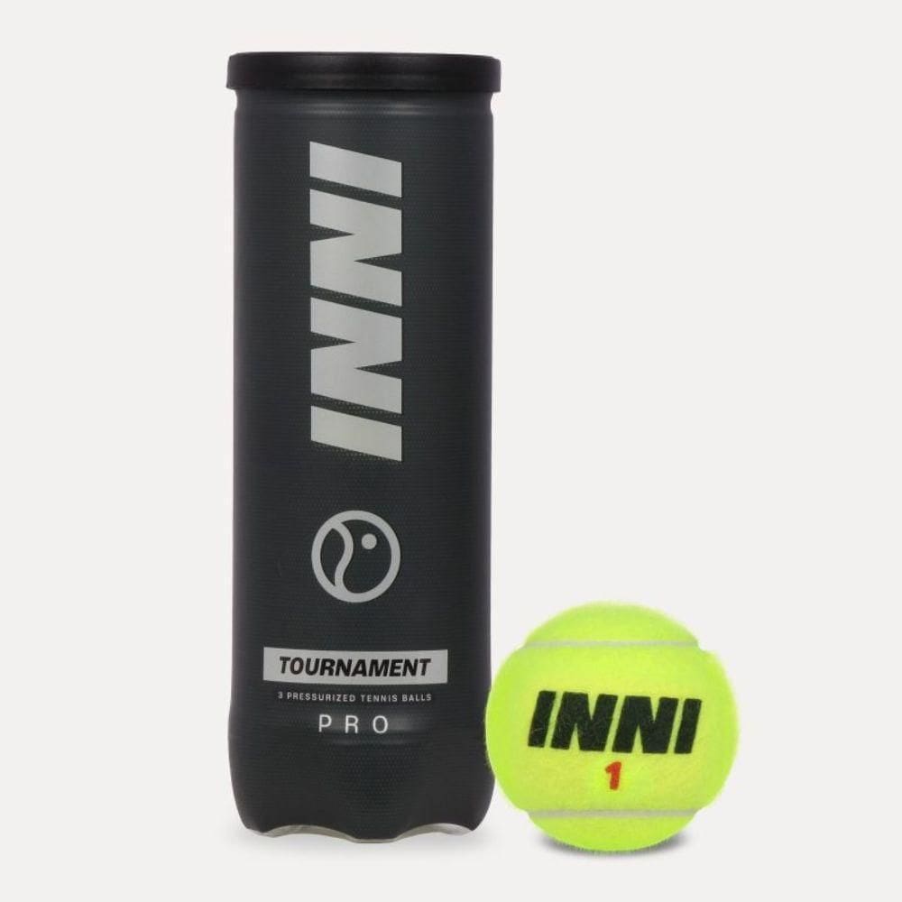 Bola De Tênis Inni Tournament - Tubo Com 3 Bolas