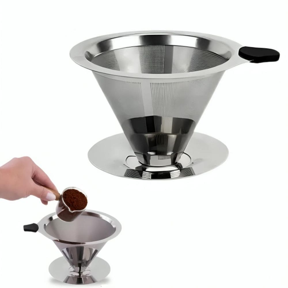 Filtro Café Reutilizável Aço Inox 101