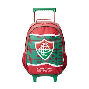Mochila Escolar De Rodinha Time Fluminense 13570