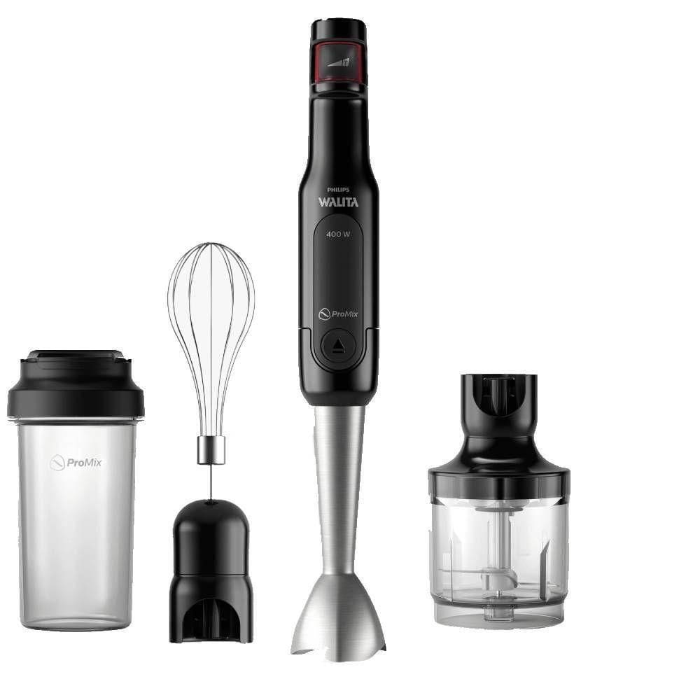 Mixer Philips Walita Pro Mix 3 em 1 Preto Inox 400W220V RI2622/70