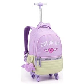 Mochila De Roda 18 Color Up Feminina Escolar Passeio
