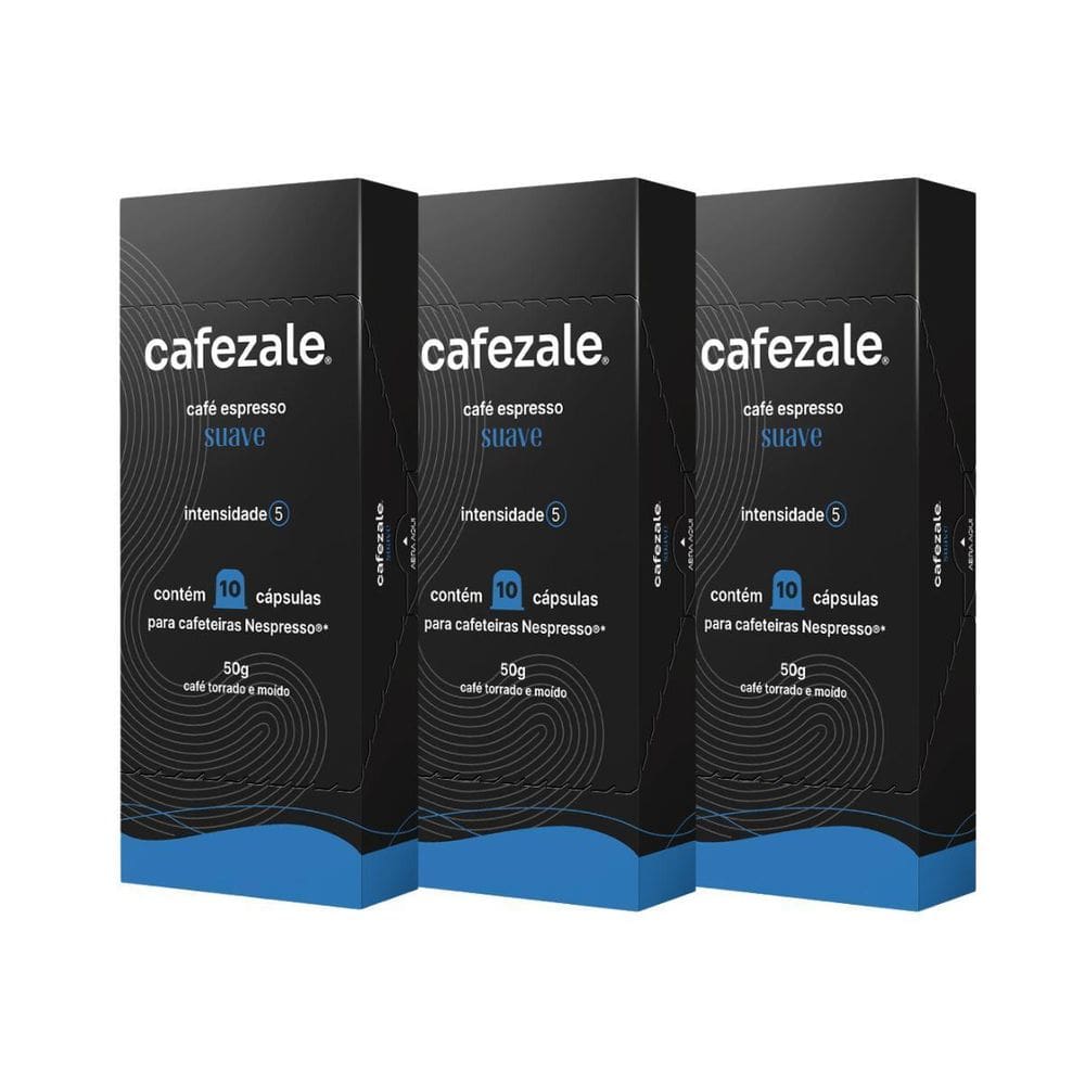 30 Cápsulas Compatíveis Nespresso Café Suave