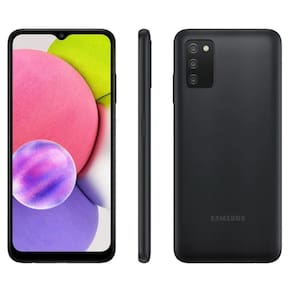 Usado: Samsung A03s 64 GB Preto - Regular