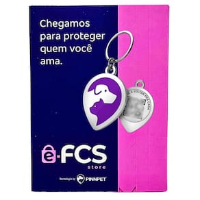 Pingente Identificação Inteligente Localizador Qrcode Pets