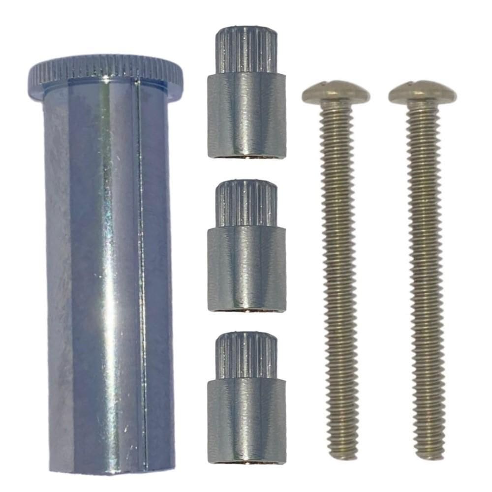 Prolongador Registro 16 Estrias Para Deca Docol Cromado 30Mm