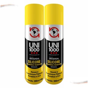 Kit 2 Silicone Spray Lubrifica Alta Performance Carro Novo [F103]