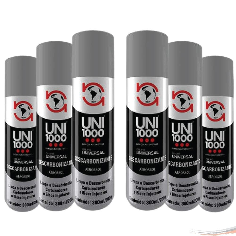 Descarbonizante Limpa Bicos Injetores E Carburadores 6 Unid - UN / 6 [F103]
