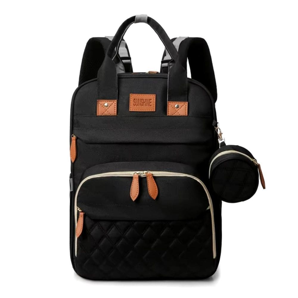 Bolsa Maternidade Unissex Sunshine Cor Preta