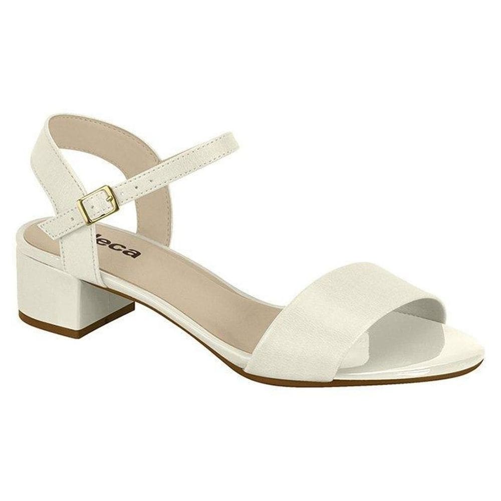 Sandália Moleca Salto Baixo Fivela Casual 5259805