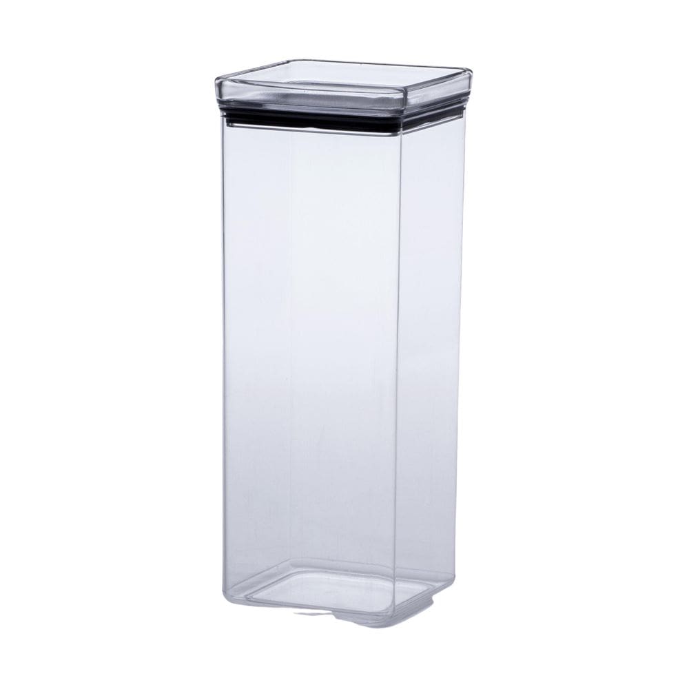 Pote Hermetic Lumini Quadrado 2.200ml Transparente com Tampa