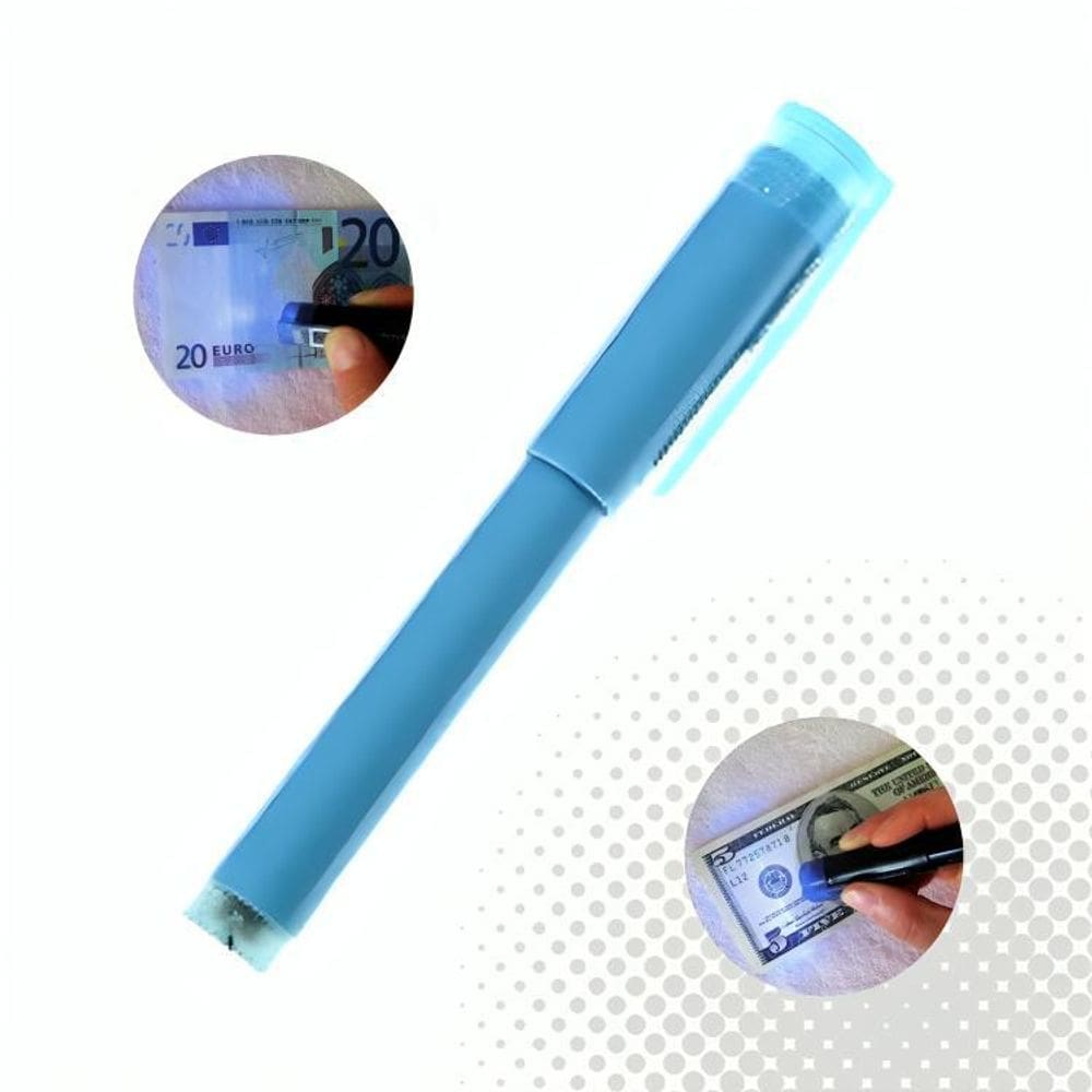 Kit 2 Canetas Para Testar Notas De Dinheiro Falso