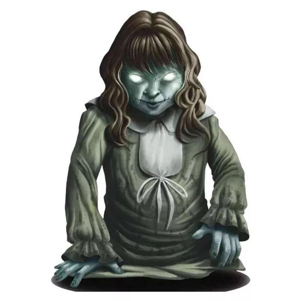 Totem Boneca Zumbi Halloween 50X70Cm Decorativa