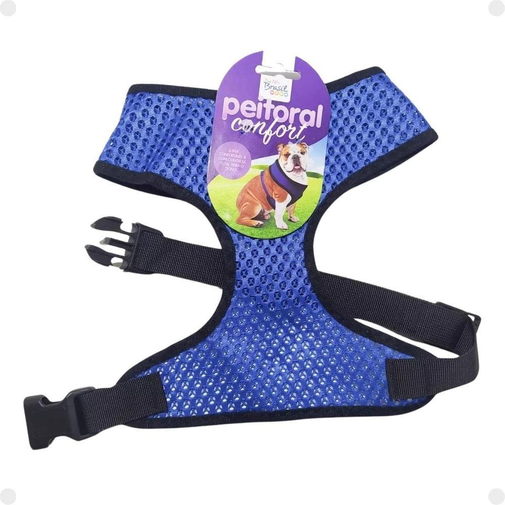 Peitoral Confort Pequeno Azul