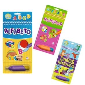 Kit Livro Infantil Aquabook Colorindo Com Água Ciranda Cultu