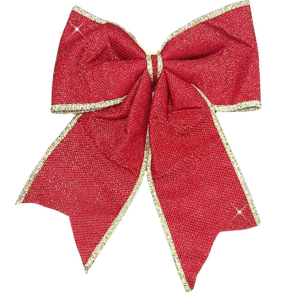 Laço Grande Para Decoração De Natal 40Cm Altura Luxo Enfeite