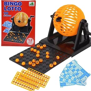 Brinquedo Jogo Bingo Com 90 Números 12 Cartelas - Castela