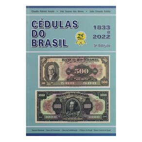 Catálogo de Cédulas do Brasil 9ª Edição Edição 25 Anos
