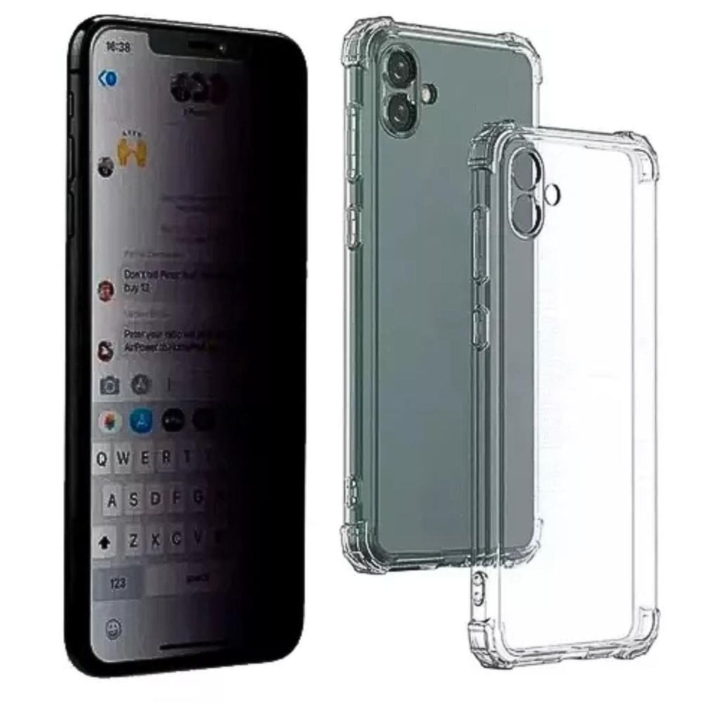 Capinha Galaxy A06 + Película Privacidade 3D Anti Curioso