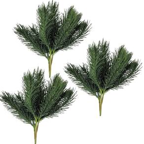 Kit 3 Planta Artificial Pinheirinho Verde Pick Natal