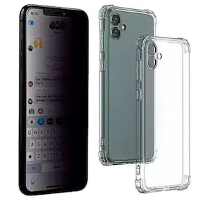 Capinha Galaxy A06 + Película Privacidade Vidro 3D
