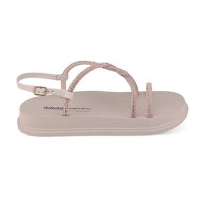 Sandália Flatform Feminina Dakota Y6246 Strass