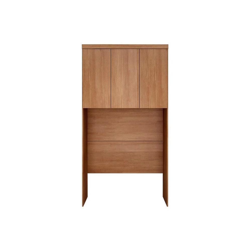 Modulado de Quarto Armário Ponte Aéreo Solteiro Rizon/Linea c/ 3 Portas Cumaru - Novo Horizonte