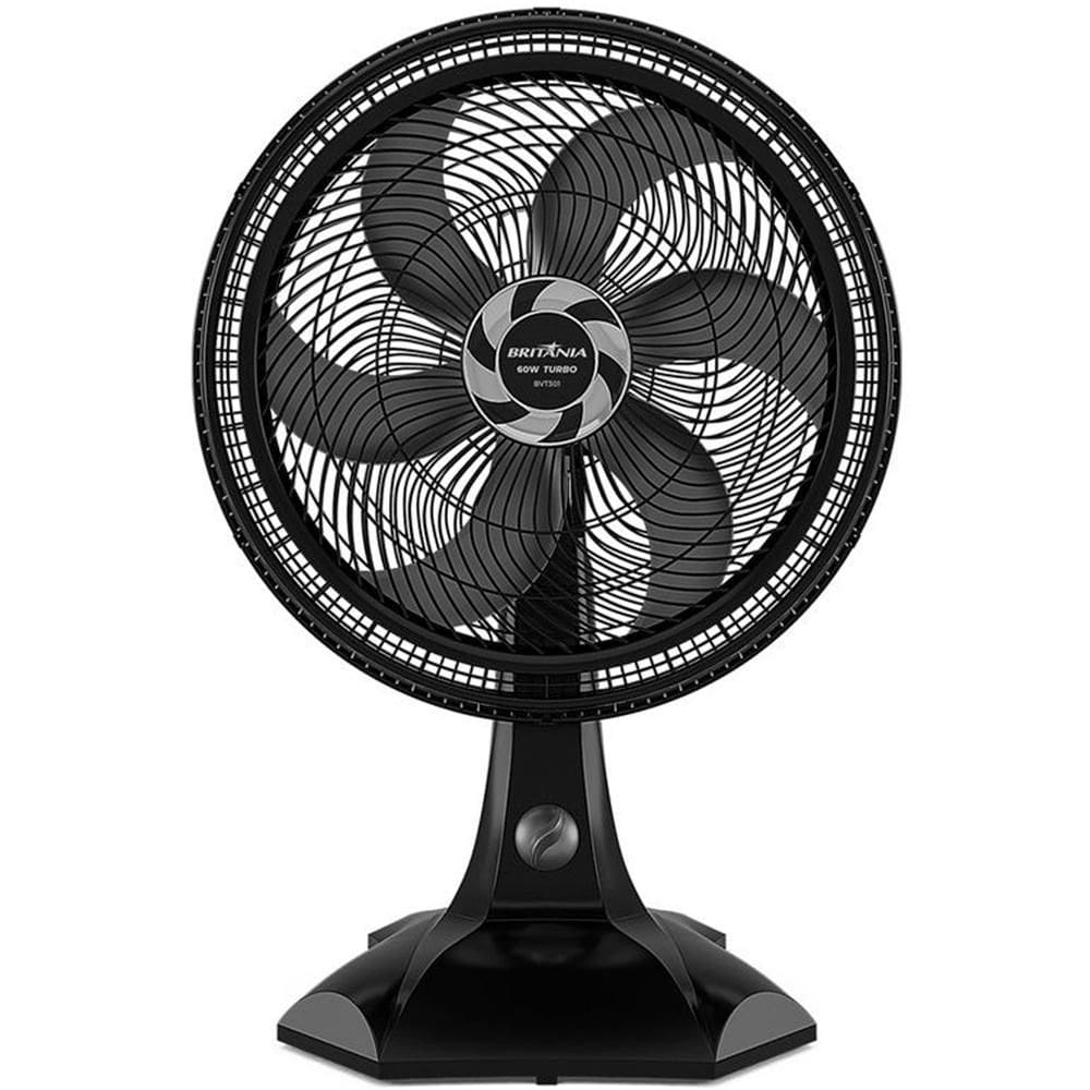 Ventilador de Mesa BVT301 Maxx Force, 30 cm, Preto