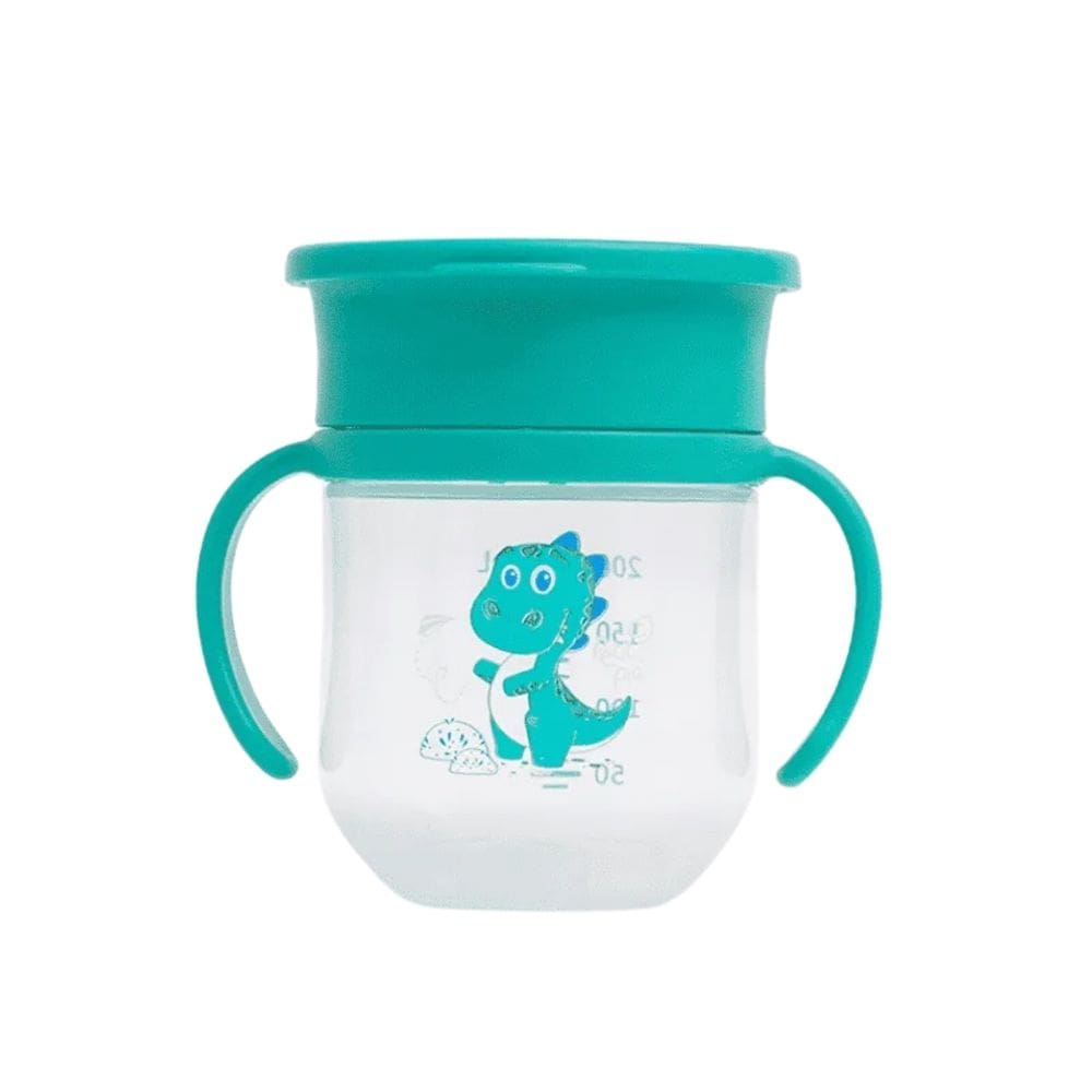 Copo de Treinamento 360° Leo com Alça e Tampa 200ml - Petit Piá
