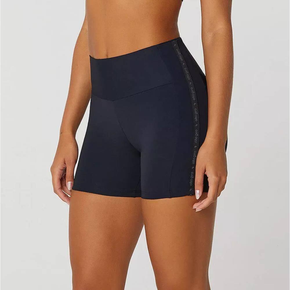 Bermuda Feminina Meia Coxa Alto Giro Logo 2431102