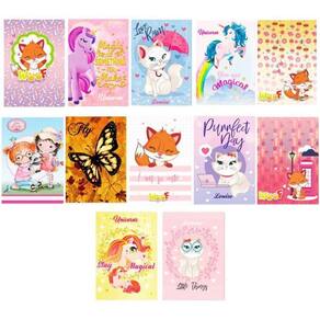 Kit 10 Caderno Grande Diferente 96 Fls Costurado Capa Dura