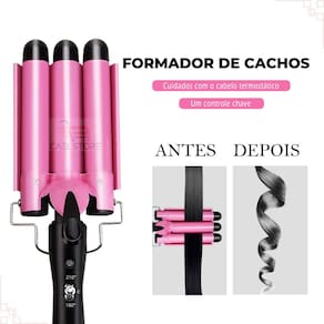 Modelador De Cachos Ondulador Cacheador Modeladora D Cabelos